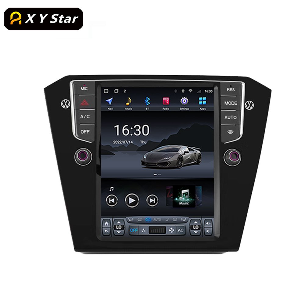 XYstar Tesla Style 10.4 Inch Android Gps Navigation Stereo Car Video Car Dvd Player For VW Passat b8 2016