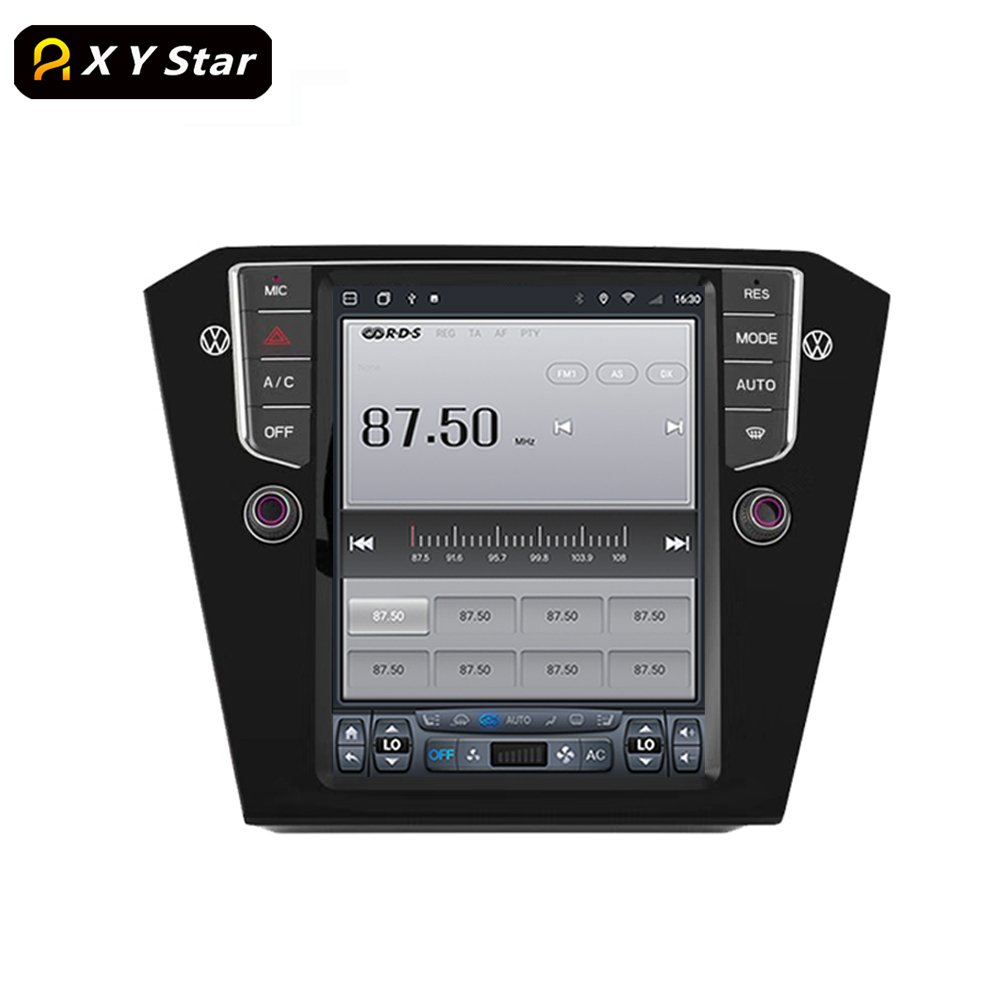 XYstar Tesla Style 10.4 Inch Android Gps Navigation Stereo Car Video Car Dvd Player For VW Passat b8 2016