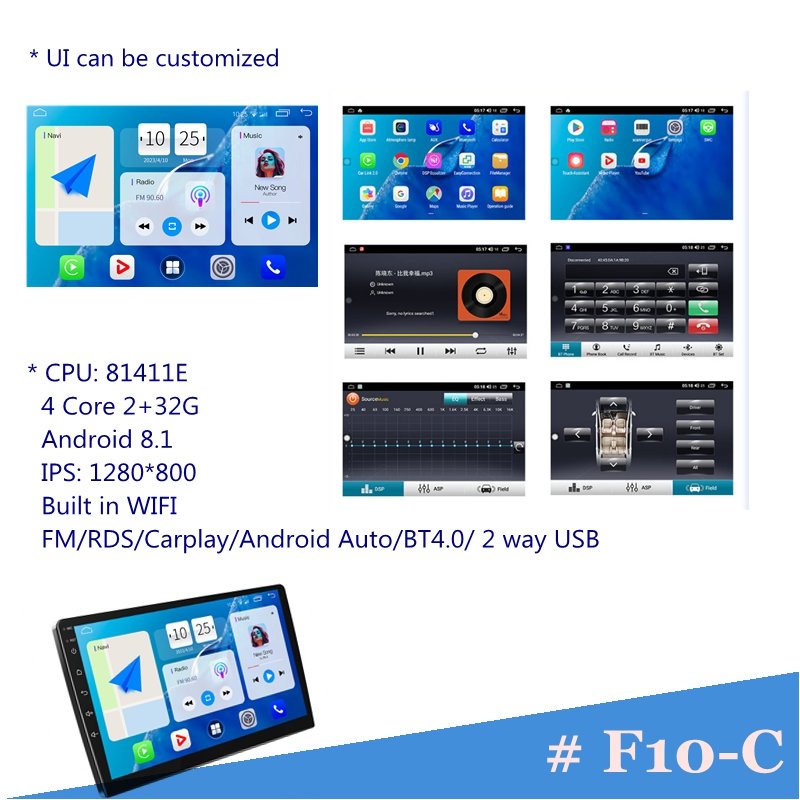 Android 10.0 Car DVD Player For Honda Civic 10 FC FK 2015 - 2020 4G DSP Car Radio GPS Navi Audio 2+64G