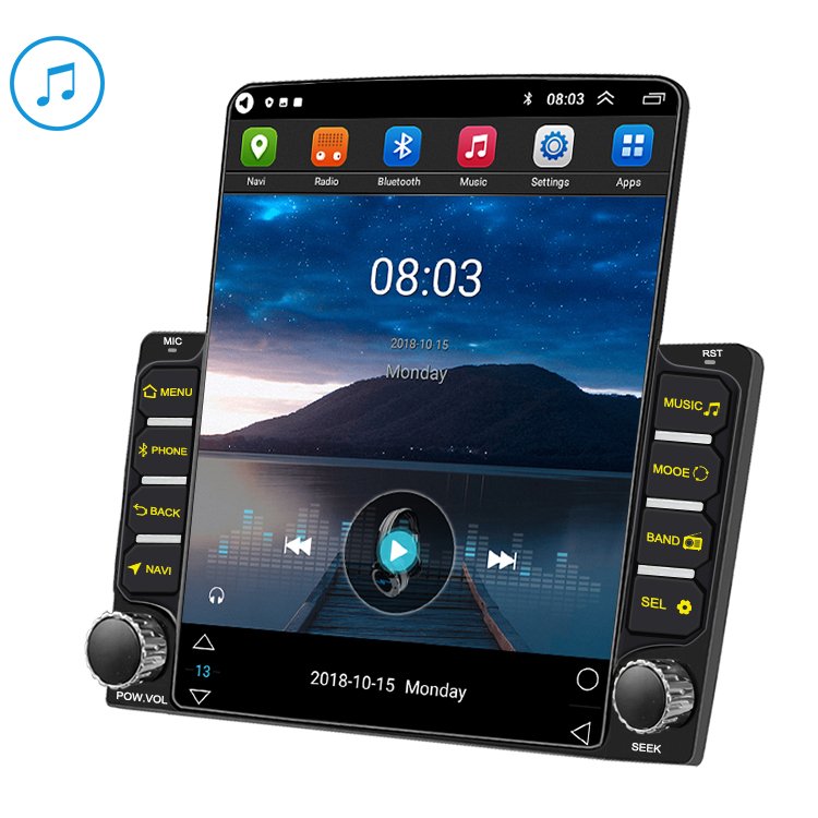 9.7 inch 2 din android autoradio car radio mp5 player headrest car dvd player