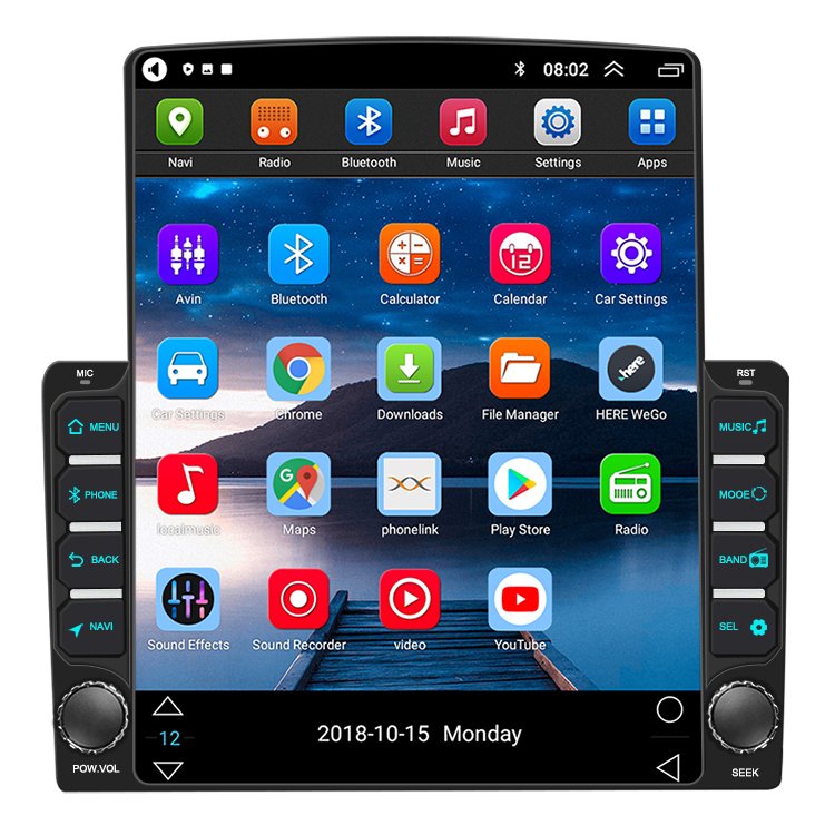 9.7 inch 2 din android autoradio car radio mp5 player headrest car dvd player