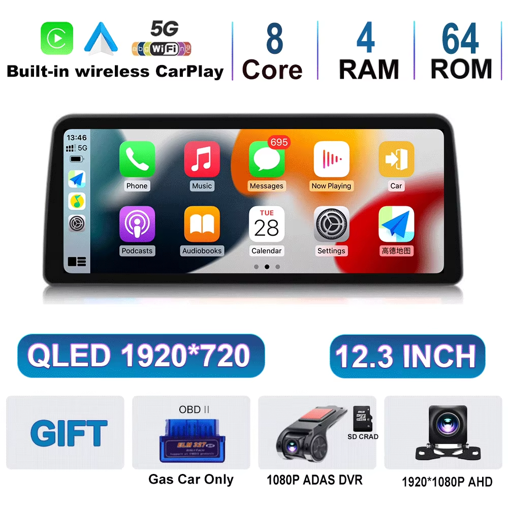 Car touch screen radio Universal car dvd radio android player 2k android car Octa core radio de coche android