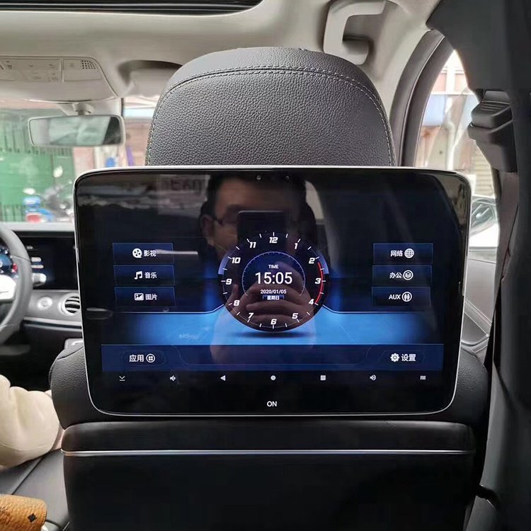 2.5D Screen LCD Display Headrest dvd Player Kids Video Game Entertainment Equipment In Car Back Seat For Mercedes C A B GLC CLS