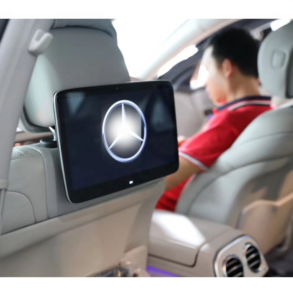 2.5D Screen LCD Display Headrest dvd Player Kids Video Game Entertainment Equipment In Car Back Seat For Mercedes C A B GLC CLS