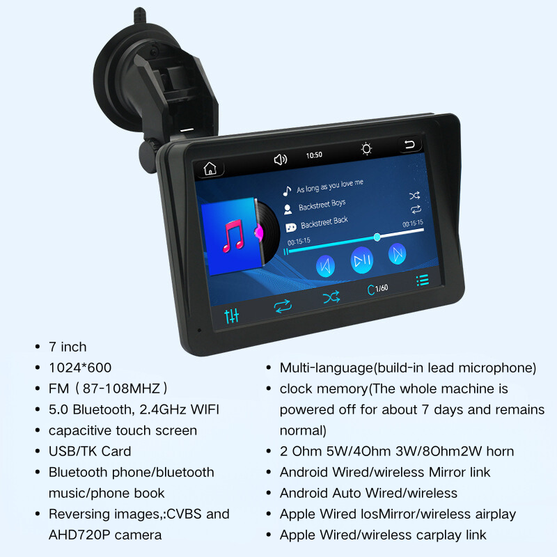 Universal 7 Inch Touch Screen Stereo Car DVD Player for VW Golf 5