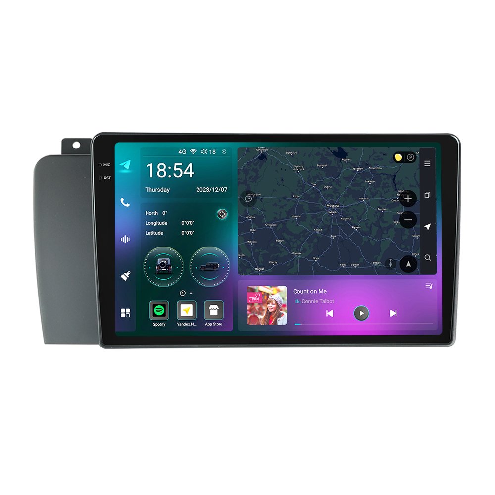 MEKEDE M6 3D 8-core 8 256GB the Newest Android System qled touch screen 4g lte wifi 1280*720 for Volvo XC70 V70 S60 2004-2007