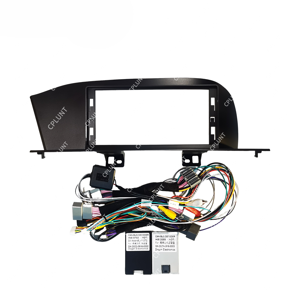 Car DVD Player Frame For HONDA ACCORD 9 2012-2015 12.3 INCH BLACK Android FRAME