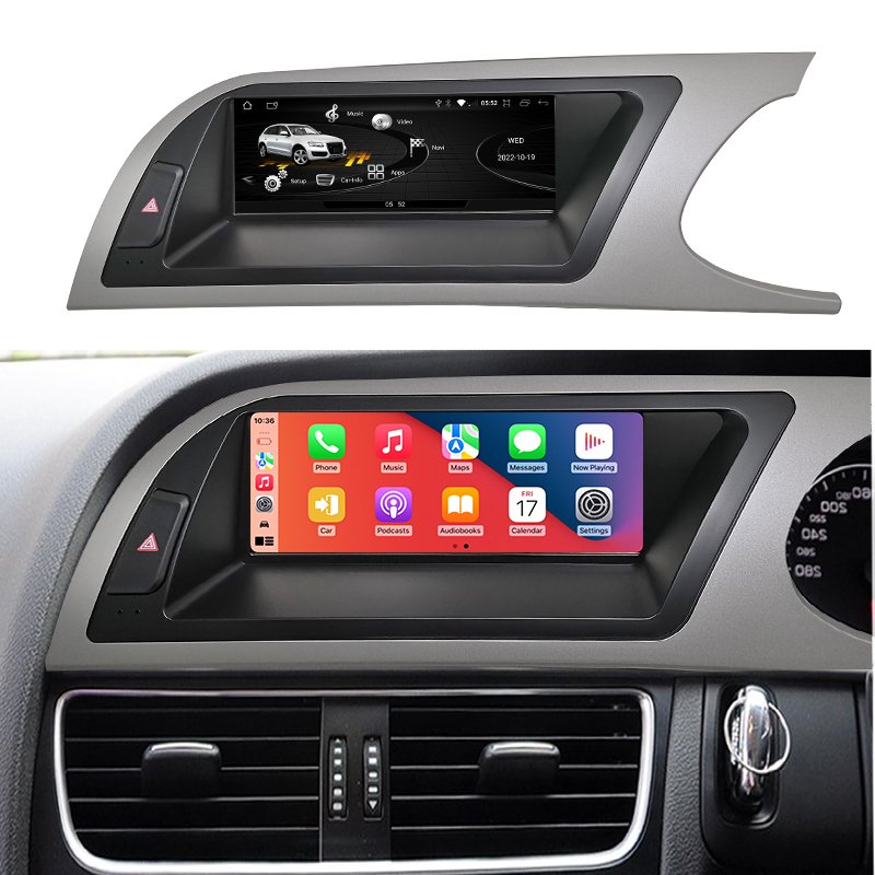Android 13 8.8 inch touch screen CARPLAY for Audi A4 B8 A4L 2009-2012 Navigation RHD with auto radio multimedia player