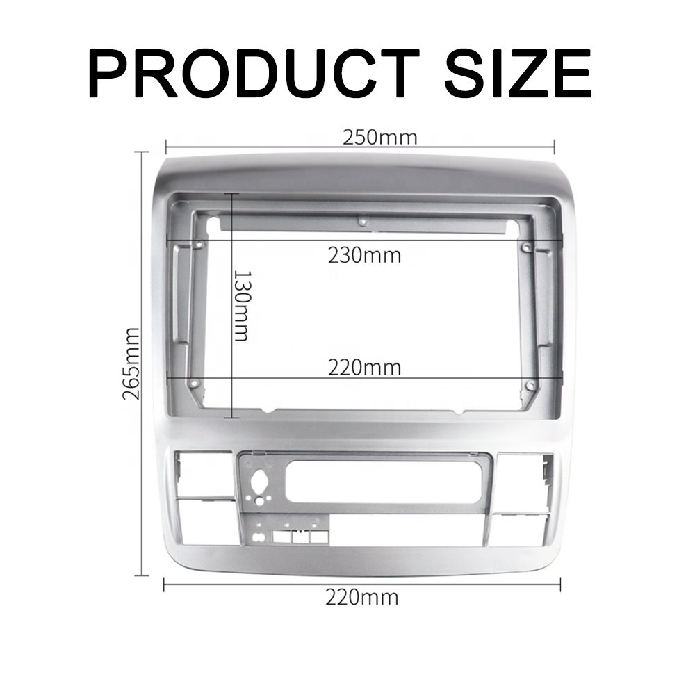 Car Radio Fascia for TOYOTA ALPHARD 2003-2007 RHD Stereo GPS DVD Player Install Panel Surround Trim Face Plate Dash Mount Kit