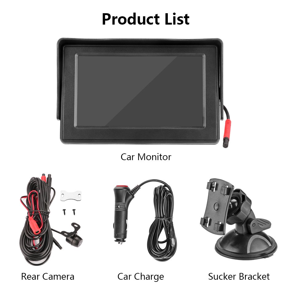 hot selling car universal wireless led front and rear reversing parking sensors probe radar kit