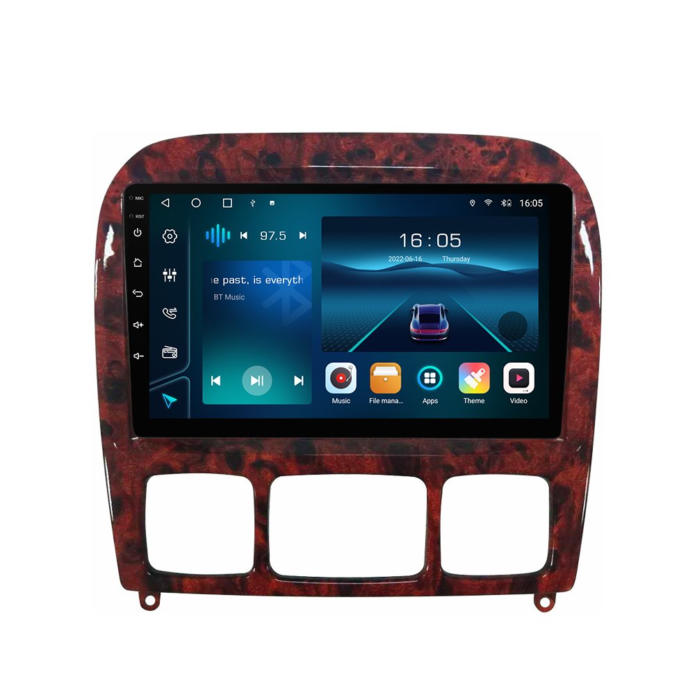 Krando Android auto car radio gps multimedia dvd player head unit For Mercede Benz S Class W220 S280 S320 S350 S400 1999-2006