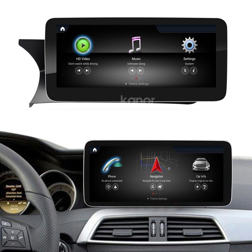 12.3 inch Android13 8 Core CPU Display DSP Carplay Car Radio for Mercedes Ben C Class W204 C200 C350 C180 C63 Navigation