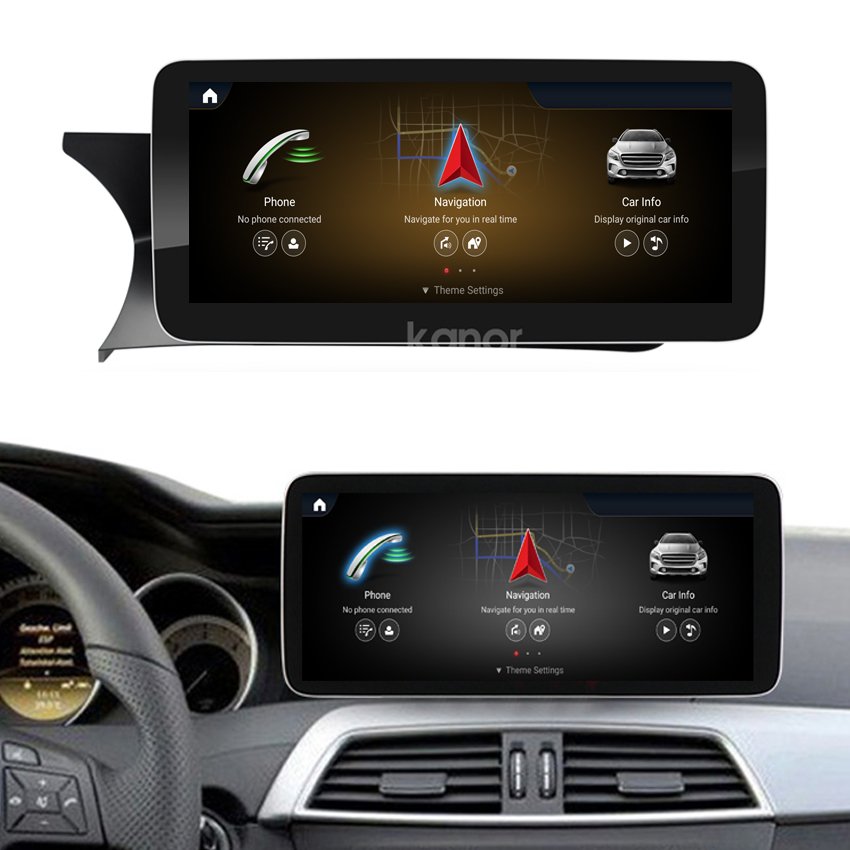 12.3 inch Android13 8 Core CPU Display DSP Carplay Car Radio for Mercedes Ben C Class W204 C200 C350 C180 C63 Navigation