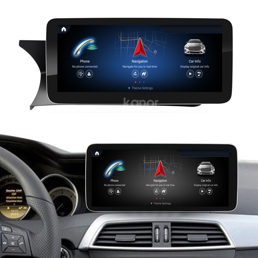 12.3 inch Android13 8 Core CPU Display DSP Carplay Car Radio for Mercedes Ben C Class W204 C200 C350 C180 C63 Navigation