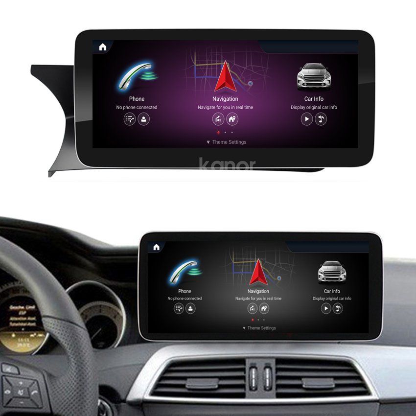 12.3 inch Android13 8 Core CPU Display DSP Carplay Car Radio for Mercedes Ben C Class W204 C200 C350 C180 C63 Navigation