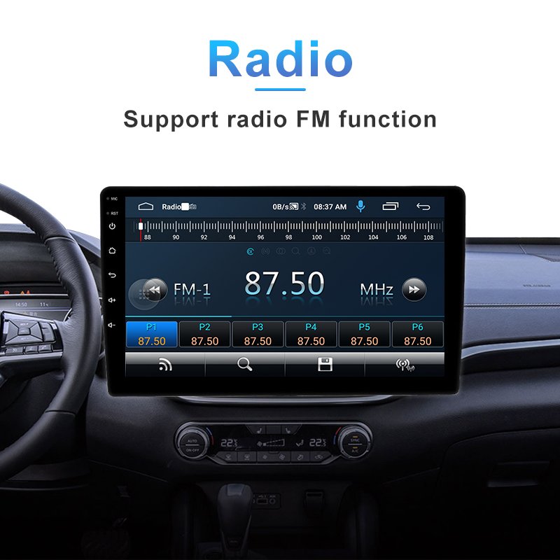 Universal 9 Inch 1Din Car DVD Player Android13 Audio System HD Multimedia Car Radio Wireless Carplay Android Auto FM AM RDS