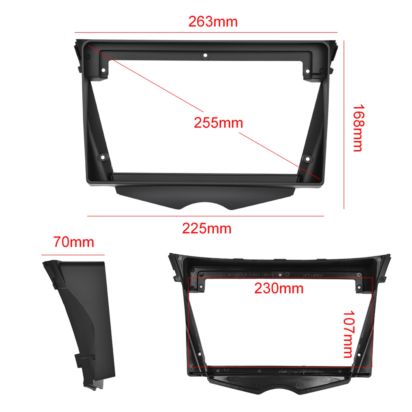 Podofo Android Car Stereo 4+64G 9'' Car Radio Wireless Carplay Android Auto For Hyundai VELOSTER 2011-2015 IPS DSP WIFI FM RDS