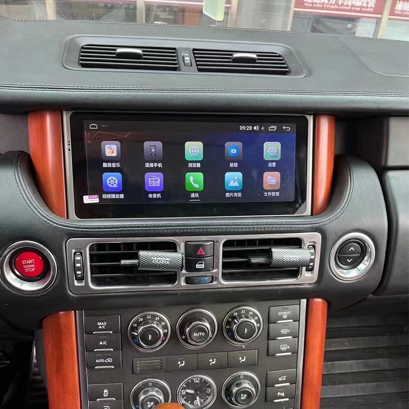 10.25" dvd car radio stereo android touch screen multimedia player carplay for Land Rover range rover V8