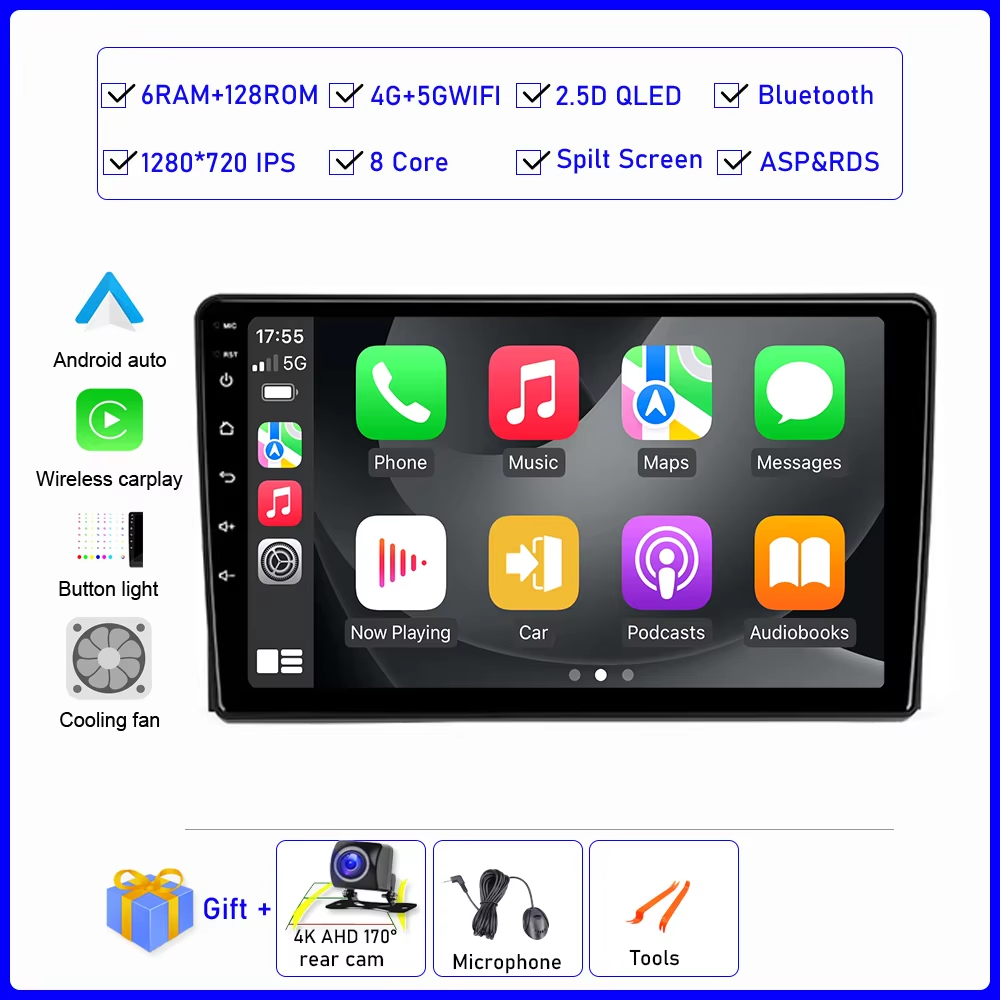 Factory direct car radio android DSP RDS auto radio Android Car navigation 4G/WiFi Universal Car DVD Player