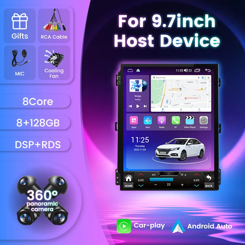 Factory direct car radio android DSP RDS auto radio Android Car navigation 4G/WiFi Universal Car DVD Player