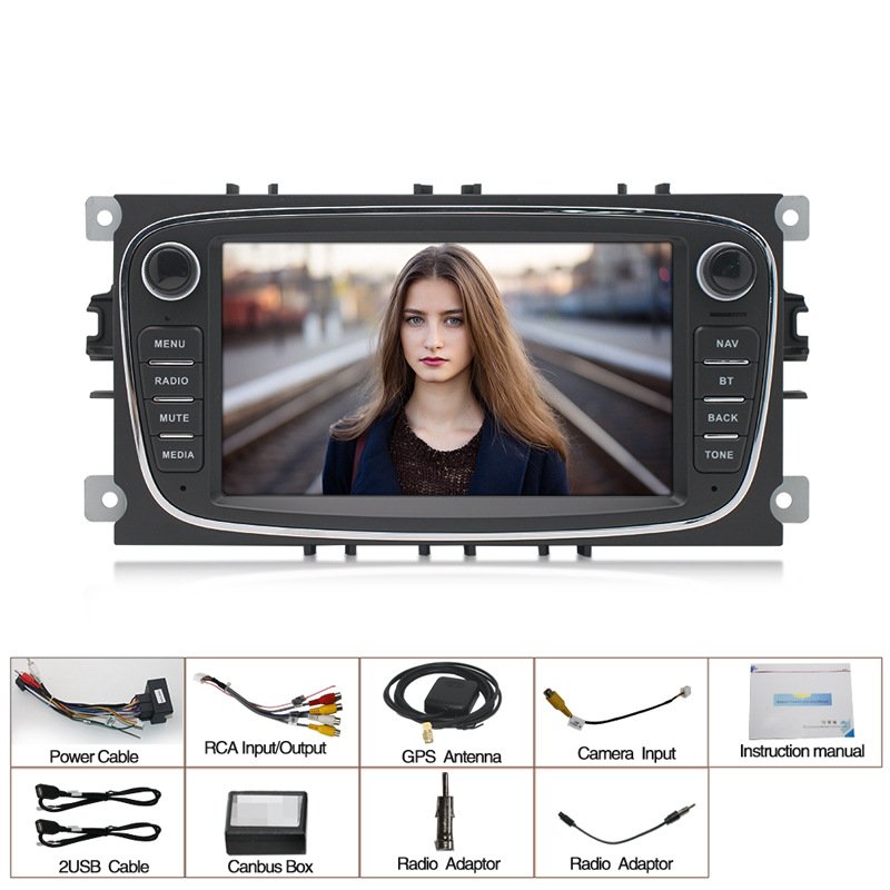 Good Price 7 Inch 2 Din Multimedia Autoradio Navigation GPS BT Car Dvd Player Android Car Radio Stereo for VW Focus