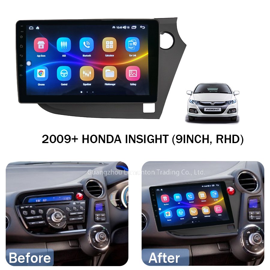 Universal car dvd player android 9inch With CarPlay 360 camera auto electronics car DVD frame