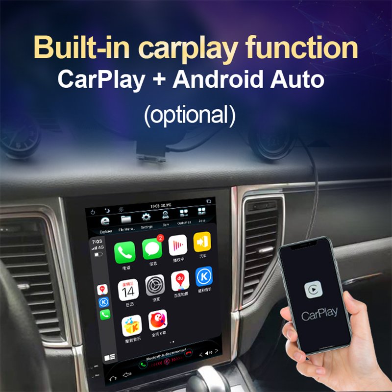 Acardash Upgrade Carplay Android Auto Head Unit Tesla Style Car Radio Android Car Dvd Player For Porsche Macan 2014-2017