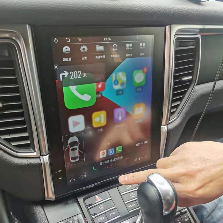 Acardash Upgrade Carplay Android Auto Head Unit Tesla Style Car Radio Android Car Dvd Player For Porsche Macan 2014-2017