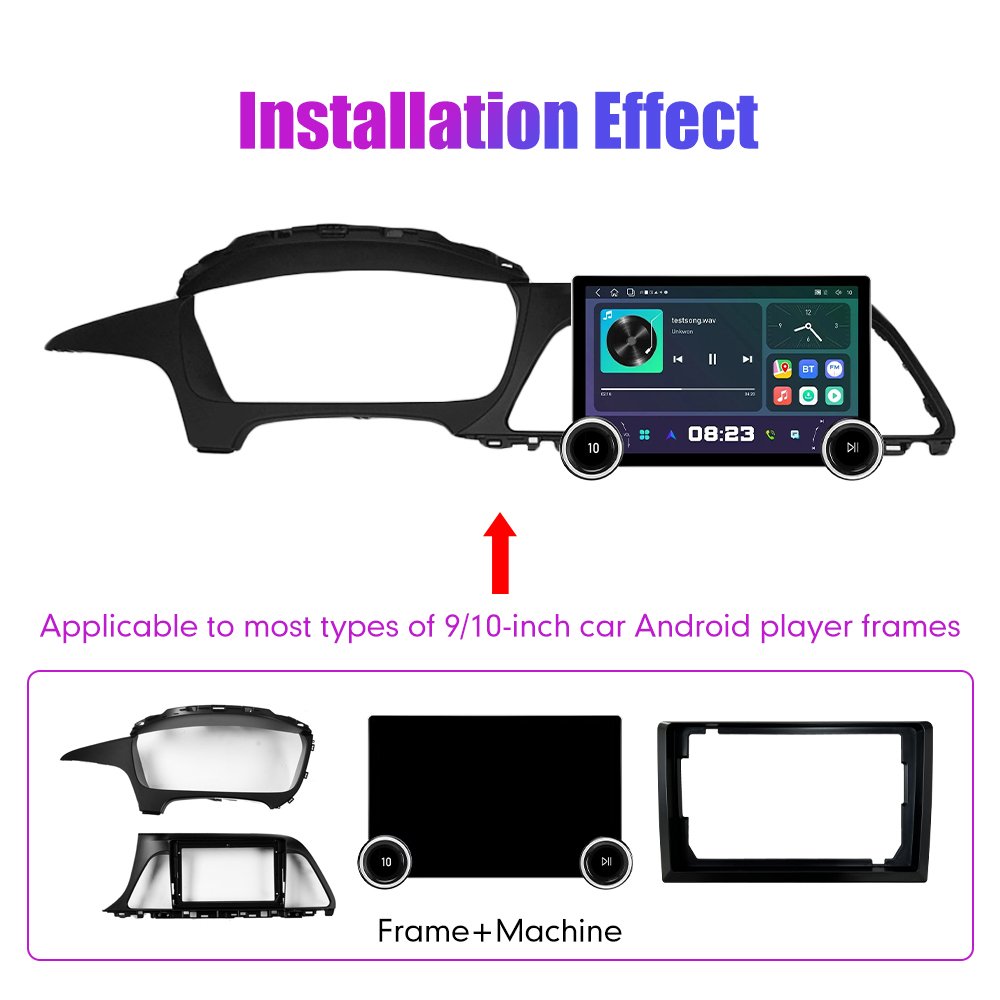 11.8Inch 2Din Android Car Radio For Hyundai Sonata 2015 2016 2017 2K QLED Screen Car Stereo Car DVD Player Carplay Android Auto