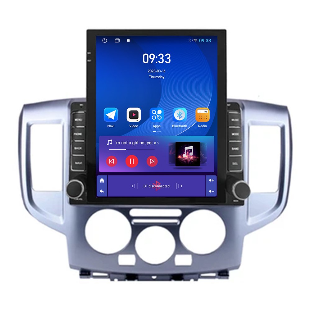 9.7'' Inch Android Car Radio for NISSAN NV200 2011-2016 dvd Tesla Vertical Screen Multimedia Stereo With Android Auto Carplay