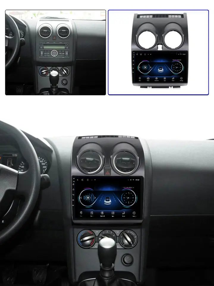 9inch android car audio system for Nissan Qashqai Nissan dualis 2006-2013 GPS Navigation IPS Touch Screen BT wifi