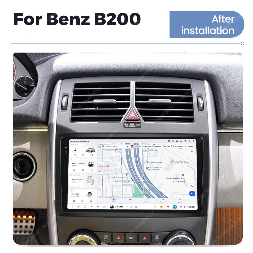 DUDU7 Android 13 Car Radio 12G+512G Multimedia Player Navigation GPS For Mercedes-Benz W169 W245 B200 W906 Sprinter W639 Vito