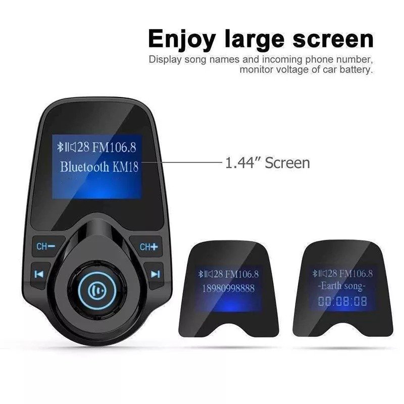 Wireless Usb Adapter for Car Stereo Fm Transmitter Car Mp3 Player Phone Charger Music Handsfree Version Card ABS