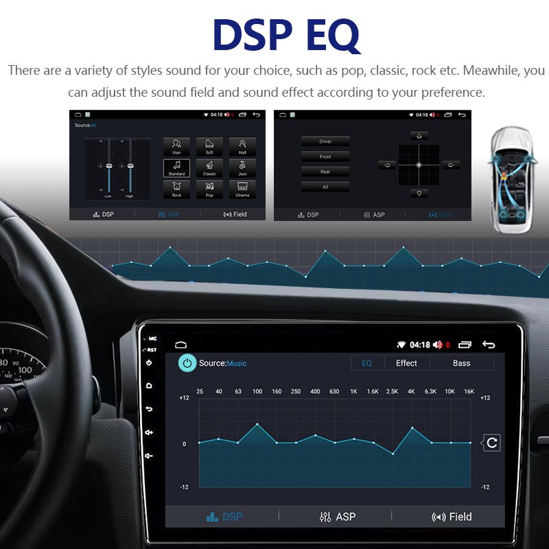 Factory L1 9nch Universal Car DVD Player Stereo Android Audio Wifi Radio Touch Screen IPS 2.5D Multimedia for Car GPS Navigation