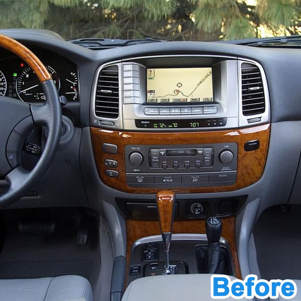 Tesla Style 12.1 inch Vertical Screen Stereo Android Car Radio Audio Player For Lexus Lx470 2002 2003 2004 2005 2006 2007