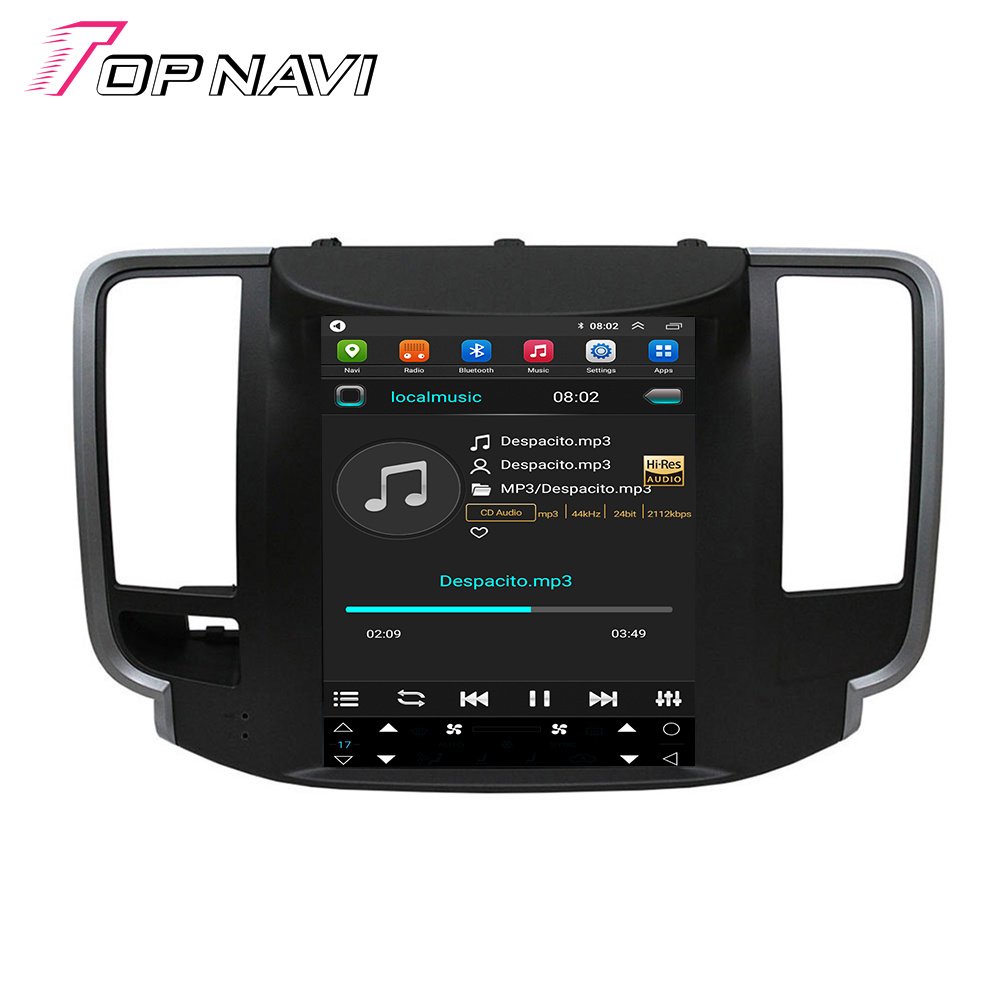 9.7inch Touch Screen Car DVD Player Android Auto Radio Multimedia System GPS For Tesla Style Nissan Teana 2008 - 2012