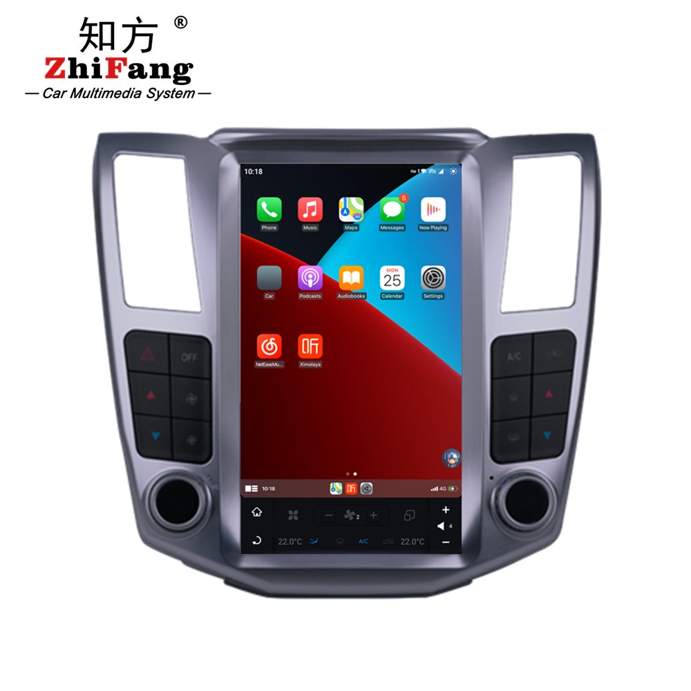 Android 11.0 8 core Car DVD Player For 2003-2012 Harrier 11.8inch IPS screen gps navigation carplay bluetooth carplay android
