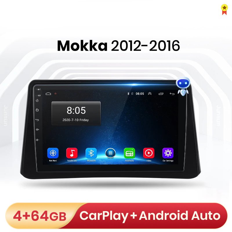 9 inch touch 4G Android 10.0 4G+64G Car Radio Multimedia Player For Opel Mokka 2012 - 2016 GPS Navigation no 2din car dvd player