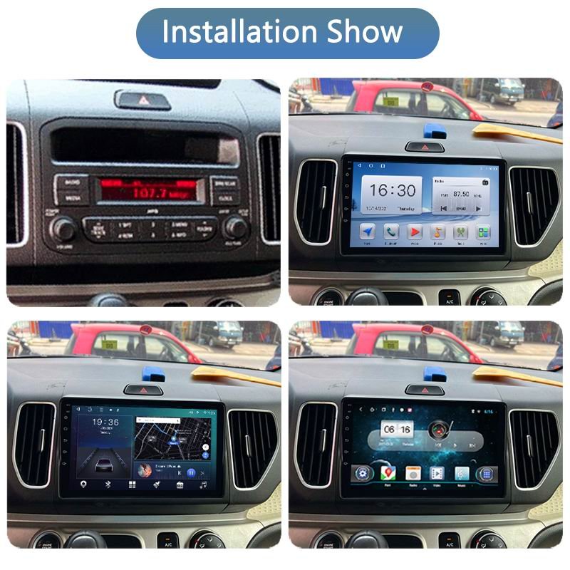 2 DIN Android Radio Stereo Touch Screen Radio carplay For KIA RAY 2011-2012 7 INCH Car DVD Player Navigation GPS