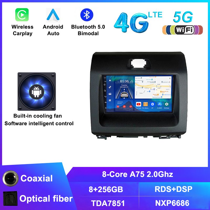 2 DIN Android Radio Stereo Touch Screen Radio carplay For KIA RAY 2011-2012 7 INCH Car DVD Player Navigation GPS