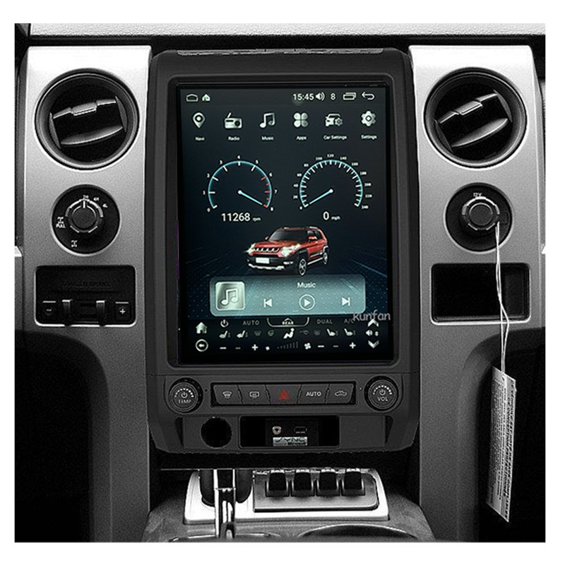 Navigation Car DVD Player Stereo Aftermarket Android Radio for Ford F150 2009 2013 2014 Two Din Tesla Style Touch Screen