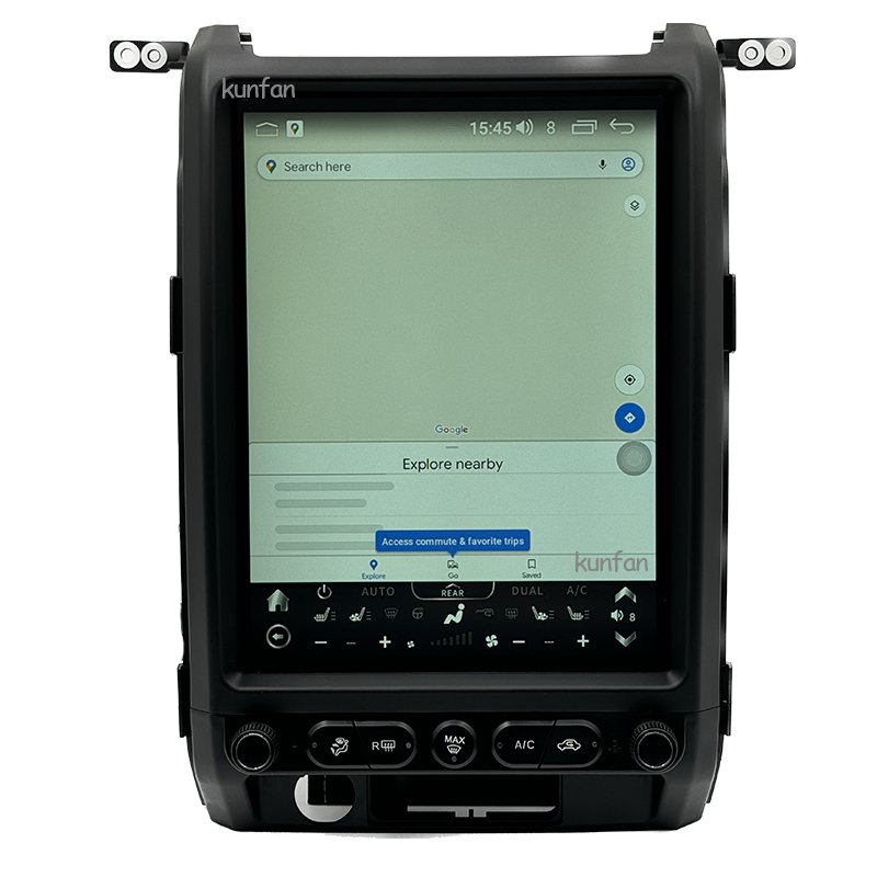 Navigation Car DVD Player Stereo Aftermarket Android Radio for Ford F150 2009 2013 2014 Two Din Tesla Style Touch Screen