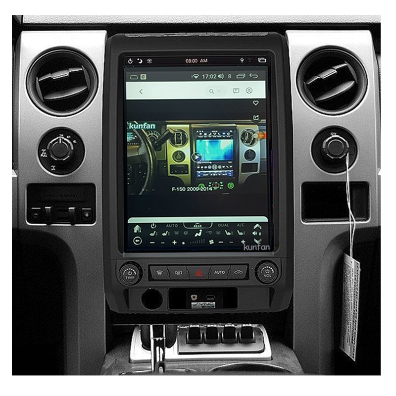 Navigation Car DVD Player Stereo Aftermarket Android Radio for Ford F150 2009 2013 2014 Two Din Tesla Style Touch Screen