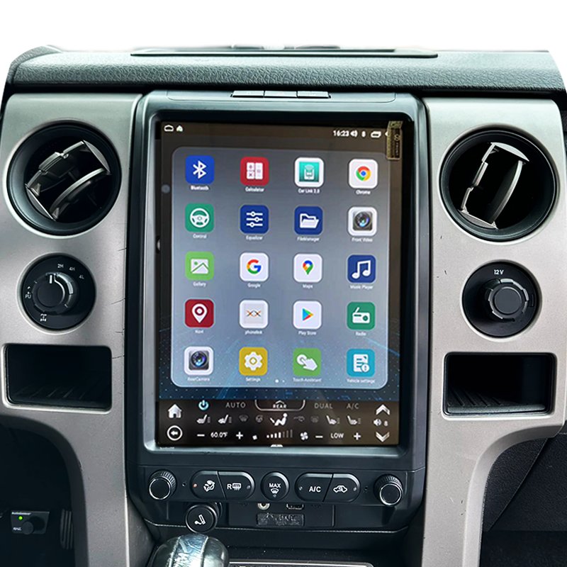 Navigation Car DVD Player Stereo Aftermarket Android Radio for Ford F150 2009 2013 2014 Two Din Tesla Style Touch Screen