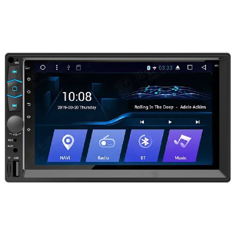 7 inch Car Bluetooth Mp5 Projector Host Carplay HD Touch Mobile Phone Connected Reversing Image Navigation