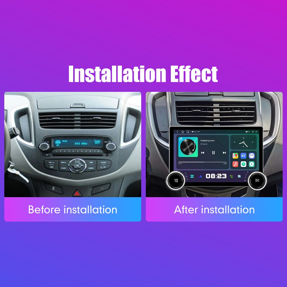 11.8 Inch 2K Dual Knobs 2 Din QLED Screen Car Radio For Chevrolet Trax 2014 2015 2016 Multimedia Player Android Auto Carplay