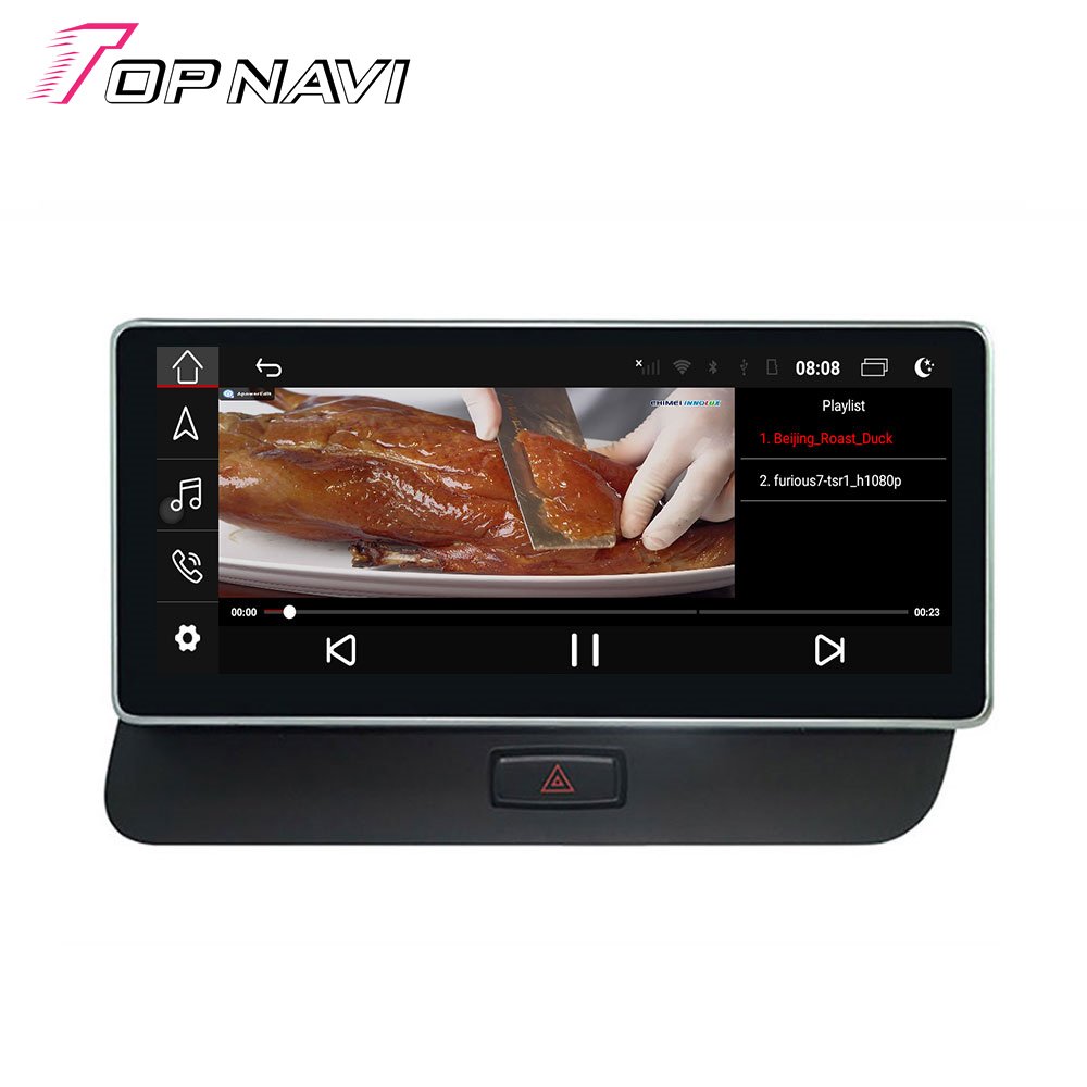 10.25inch Android IPS Screen With Carplay And AHD DSP GPS Auto Radio For AUDI Q5 2009 - 2015 RHD Navigation DVD Player