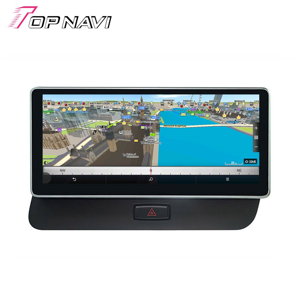 10.25inch Android IPS Screen With Carplay And AHD DSP GPS Auto Radio For AUDI Q5 2009 - 2015 RHD Navigation DVD Player