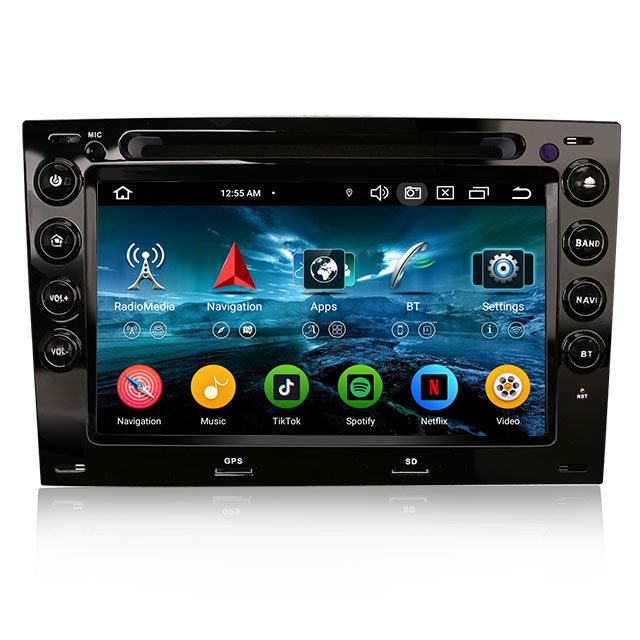 EU stock Erisin ES6713M Android 13.0 CarPlay Auto Radio GPS Navi car stereo For Renault Megane Car dvd player
