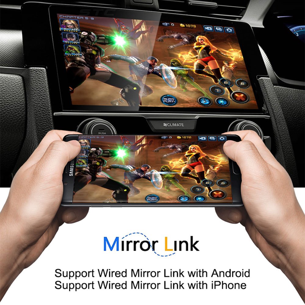 Radio HD 1080 play stereo adjustable 10 inch screen frame android system car dvd player FOR kids mercedes benz w204